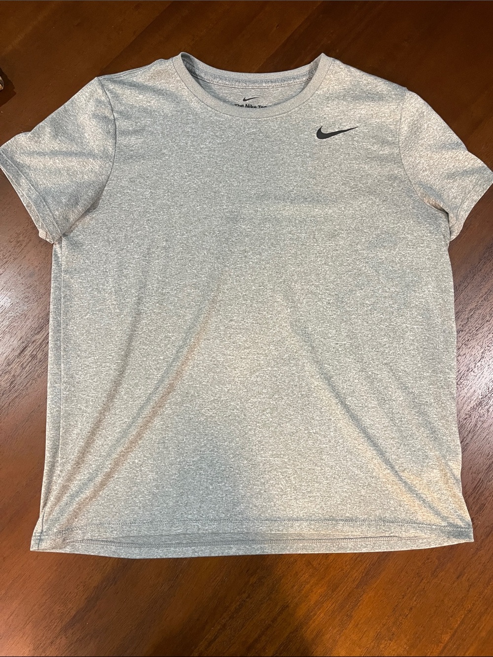 Nike Women’s Heather Gray Short Sleeve Dri-FIT Tee